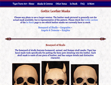 Tablet Screenshot of gothic.tigertorreart.com
